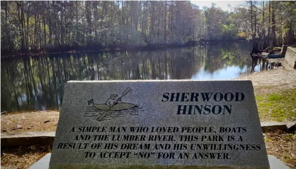 Special thanks to Sherwood Hinson, the founding President of the Lumber River Canoe Club