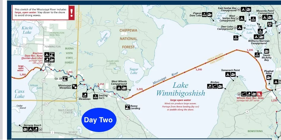 Knutson’s Dam to West Winnie Campground